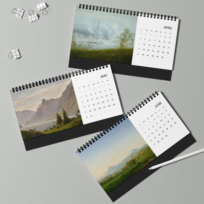 Caspar David Friedrich 2027 Desktop Calendar