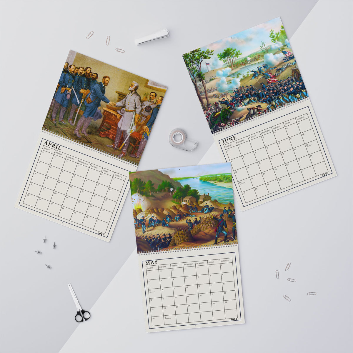 Civil War 2027 Wall Calendar