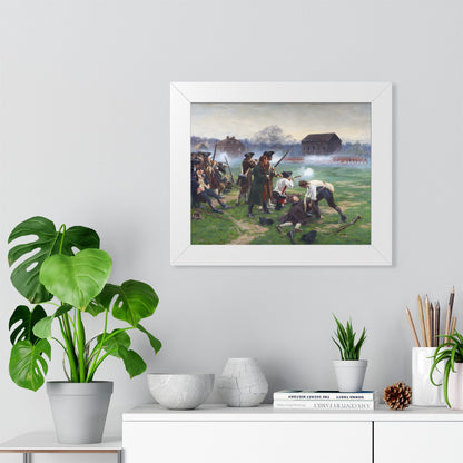The Battle of Lexington Framed Print | William Barnes Wollen, 1910