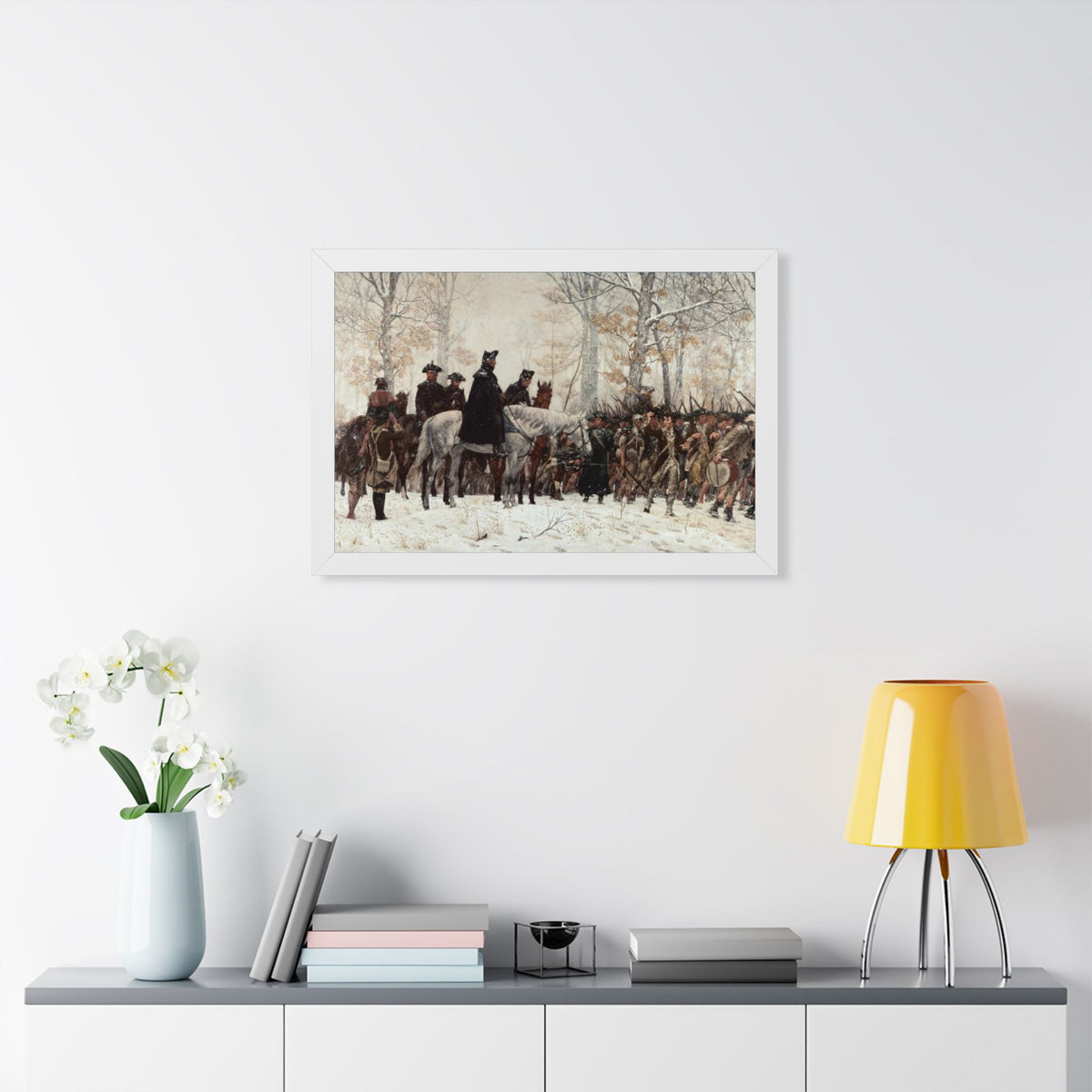 The March to Valley Forge Framed Print | William B. T. Trego, 1883