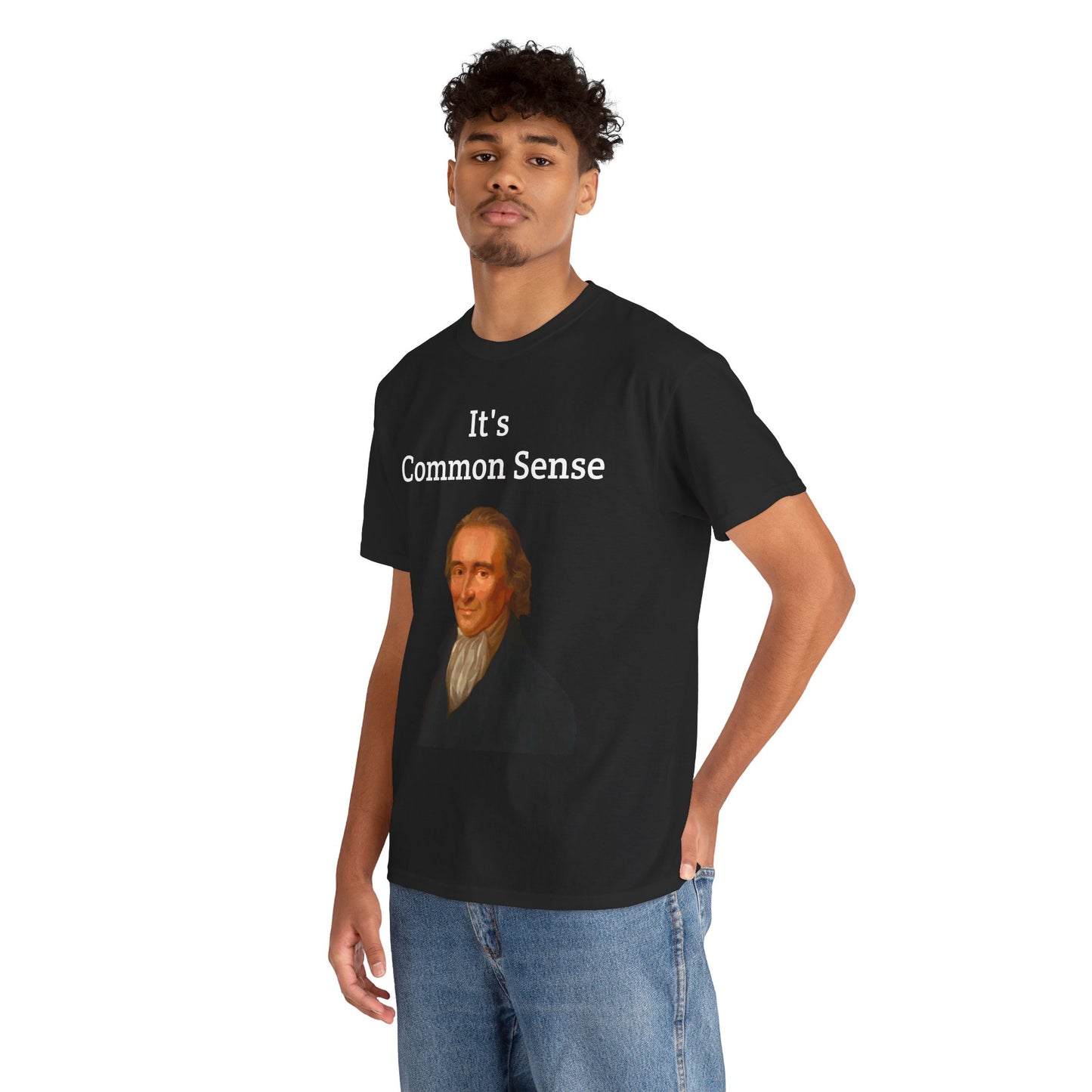 It's Common Sense Thomas Paine History Unisex Heavy Cotton T-Shirt