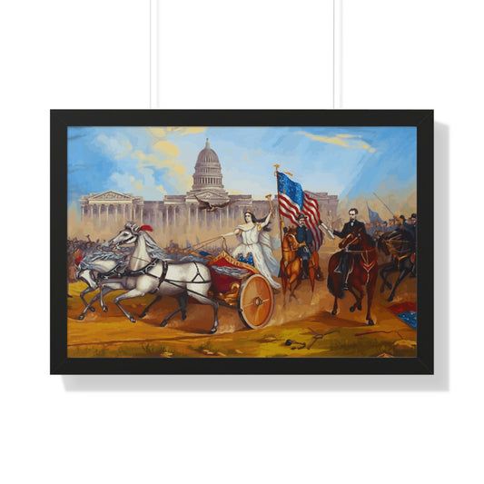 First Reading of the Emancipation Proclamation Framed Print | Francis Bicknell Carpenter, 1864