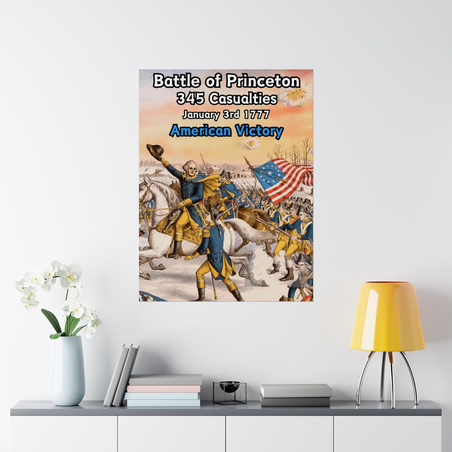 Battle of Princeton Vertical Matte Poster