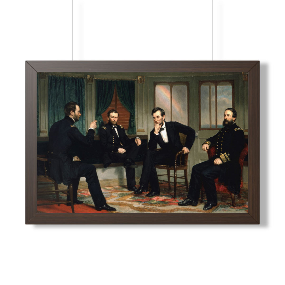 The Peacemakers Framed Print | George P. A. Healy, 1868