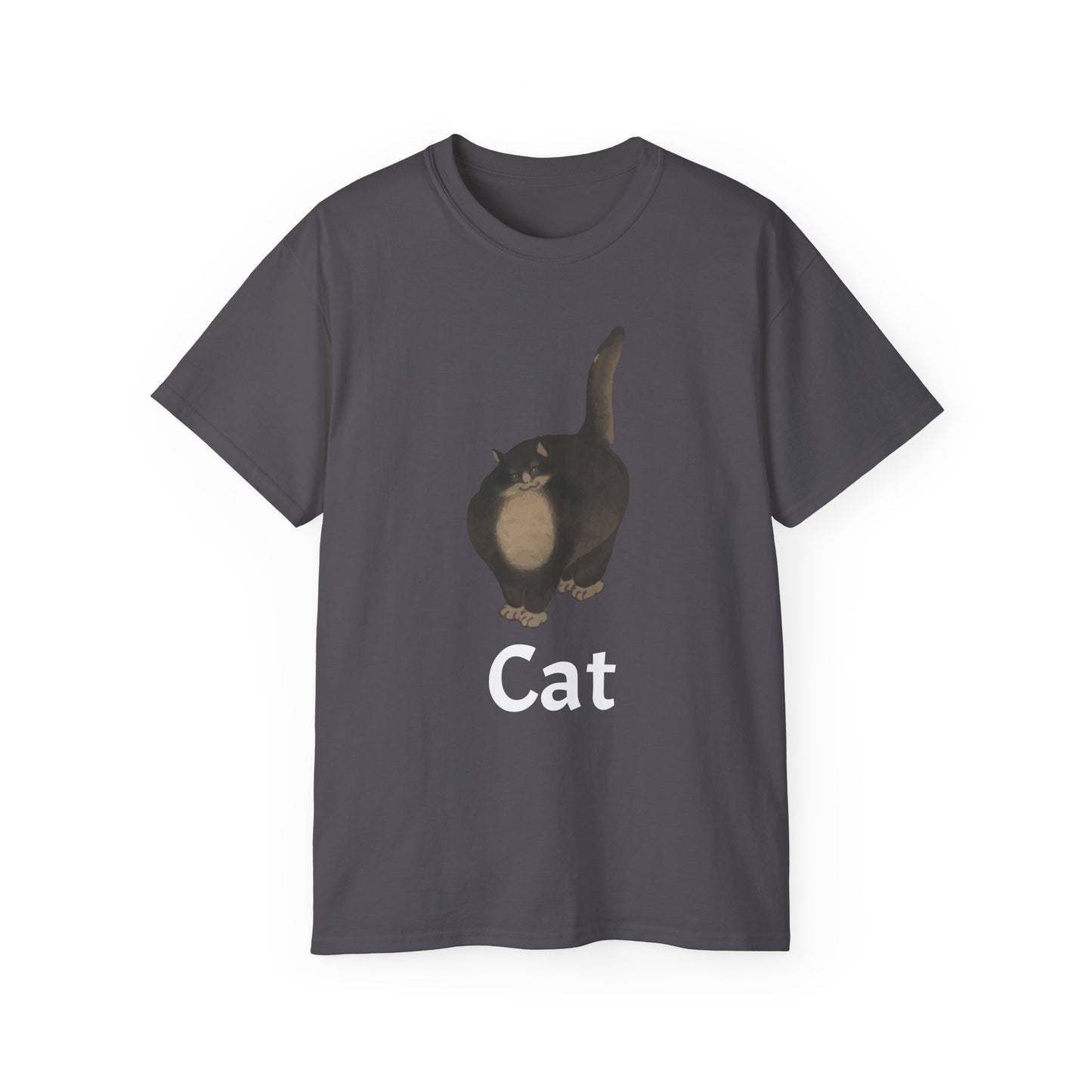 The Black Cat Cutout Painting Unisex Ultra Cotton Shirt