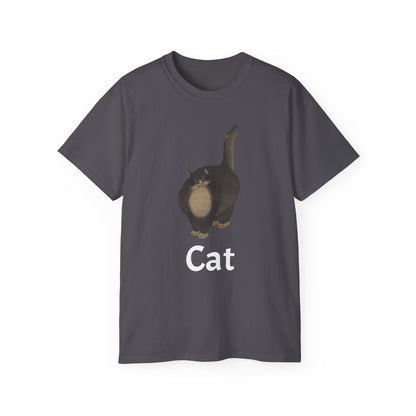 The Black Cat Cutout Painting Unisex Ultra Cotton Shirt