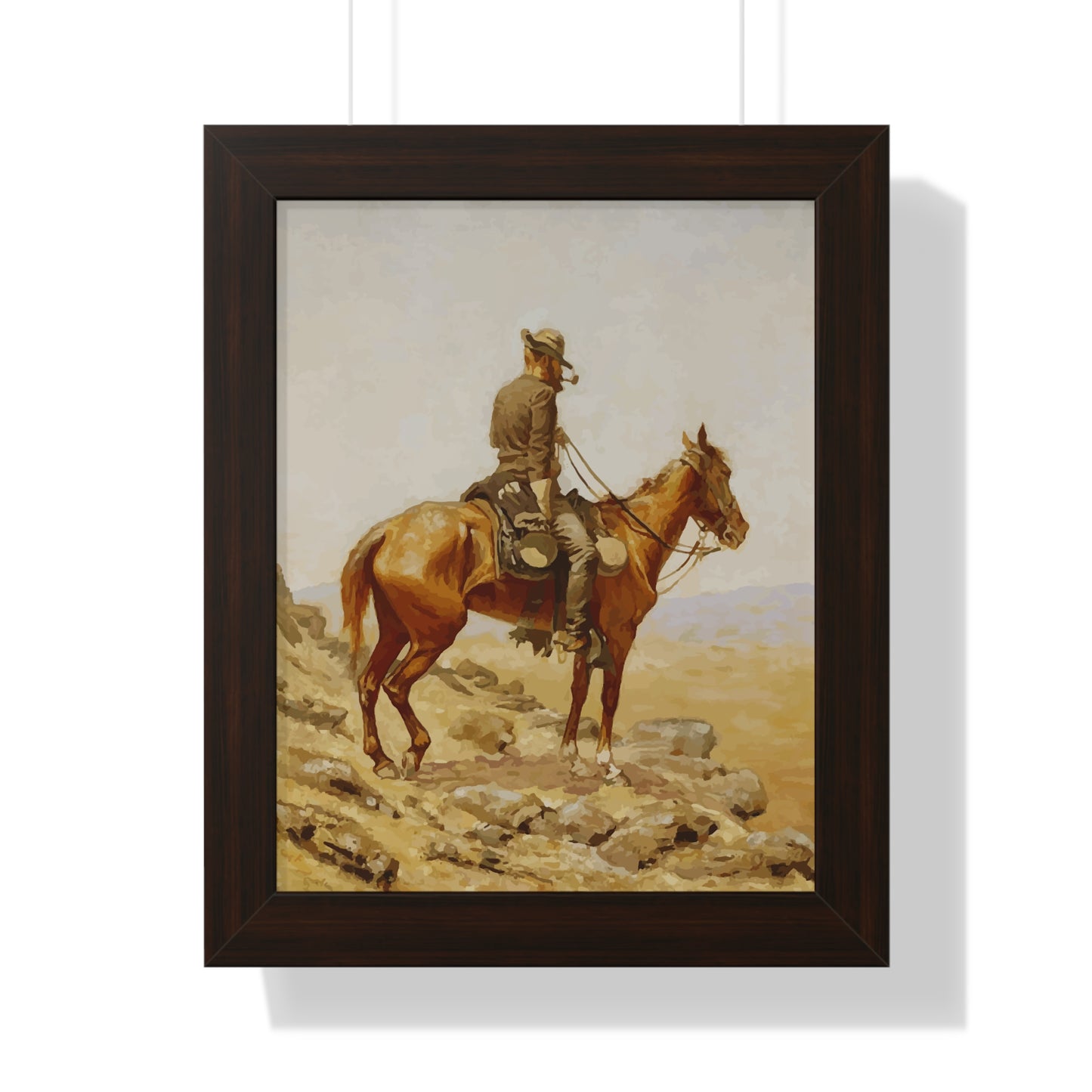 The Lookout Framed Painting Poster