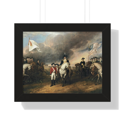 Surrender of Lord Cornwallis at Yorktown Framed Painting Poster