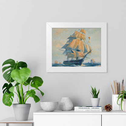 USS Constitution "Old Ironsides" Framed Print | Gordon Grant