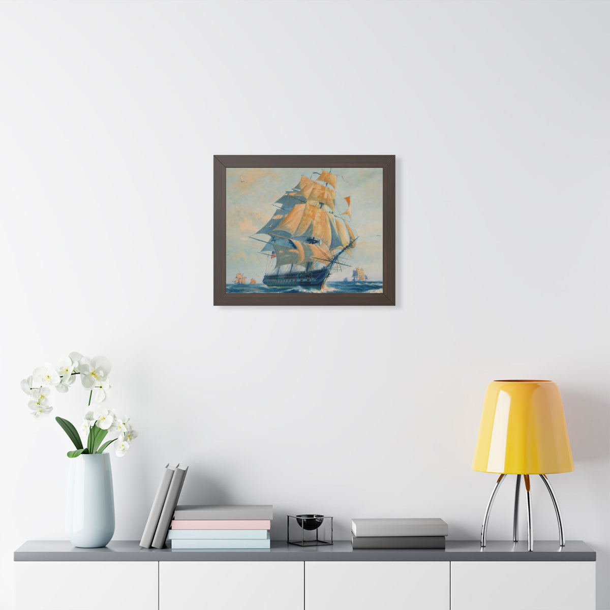 USS Constitution "Old Ironsides" Framed Print | Gordon Grant