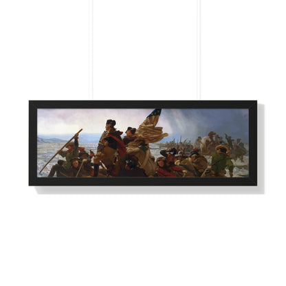 George Washington Crossing the Delaware Framed Painting Poster