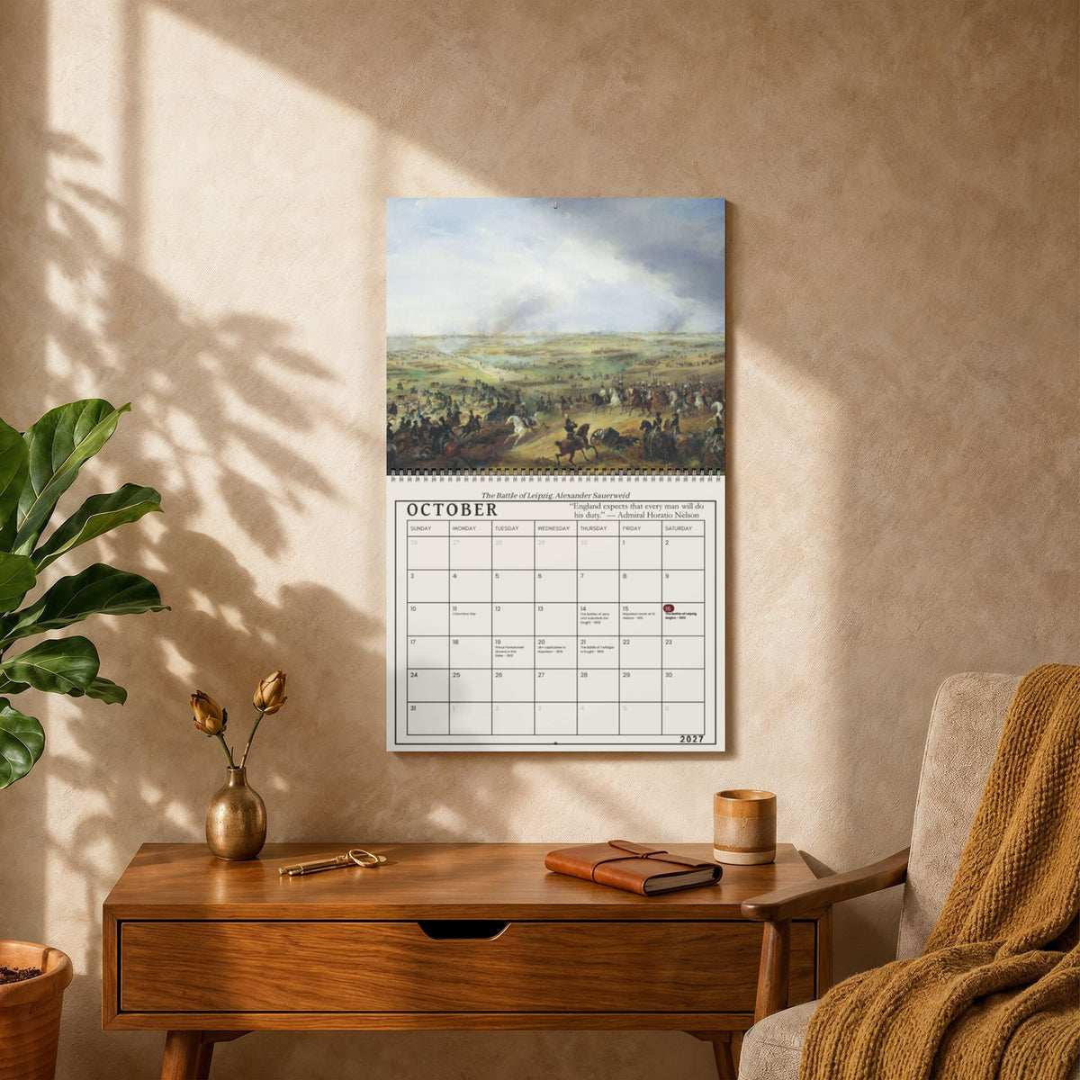 Napoleonic Wars 2027 Almanac Wall Calendar
