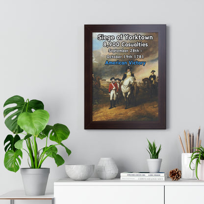 Siege of Yorktown Framed Poster