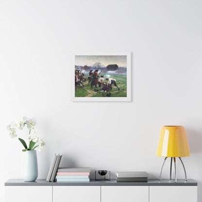 The Battle of Lexington Framed Print | William Barnes Wollen, 1910