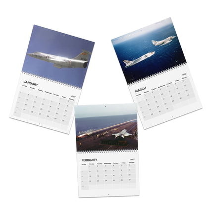 Vintage US Jets 2027 Wall Calendar
