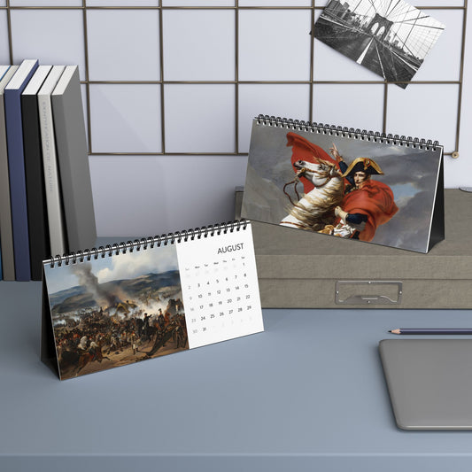 Napoleon Bonaparte Historic Event Desktop Calendar 2026