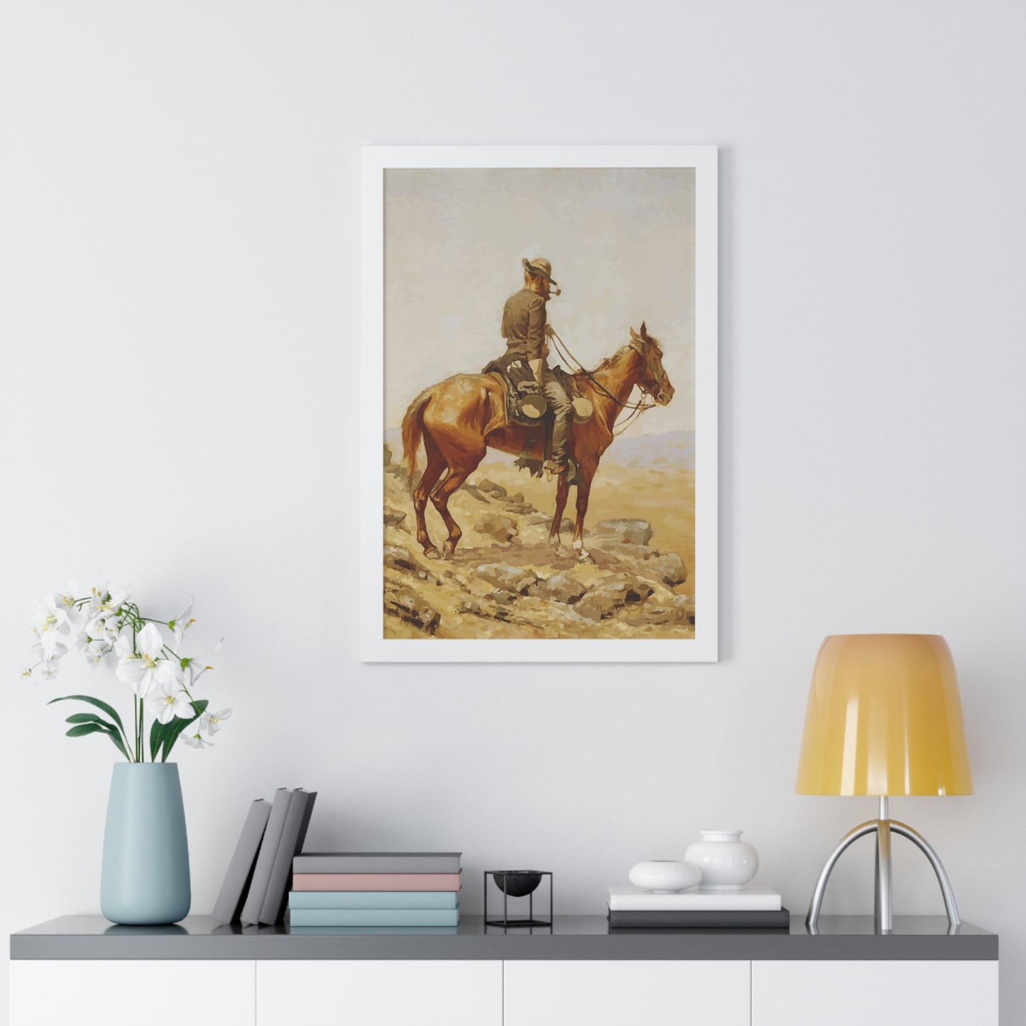 The Lookout Framed Painting Poster