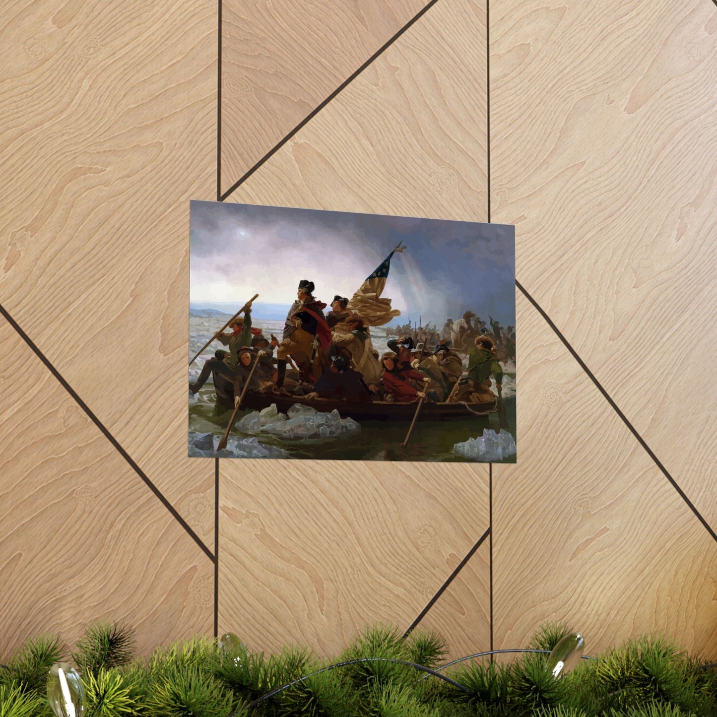 George Washington Crossing the Delaware Matte Poster