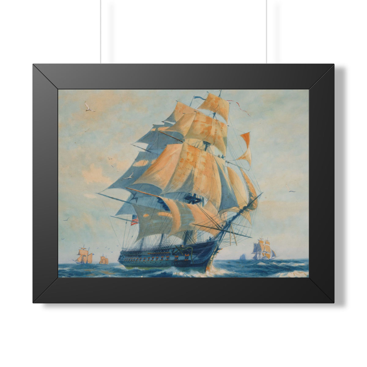USS Constitution "Old Ironsides" Framed Print | Gordon Grant