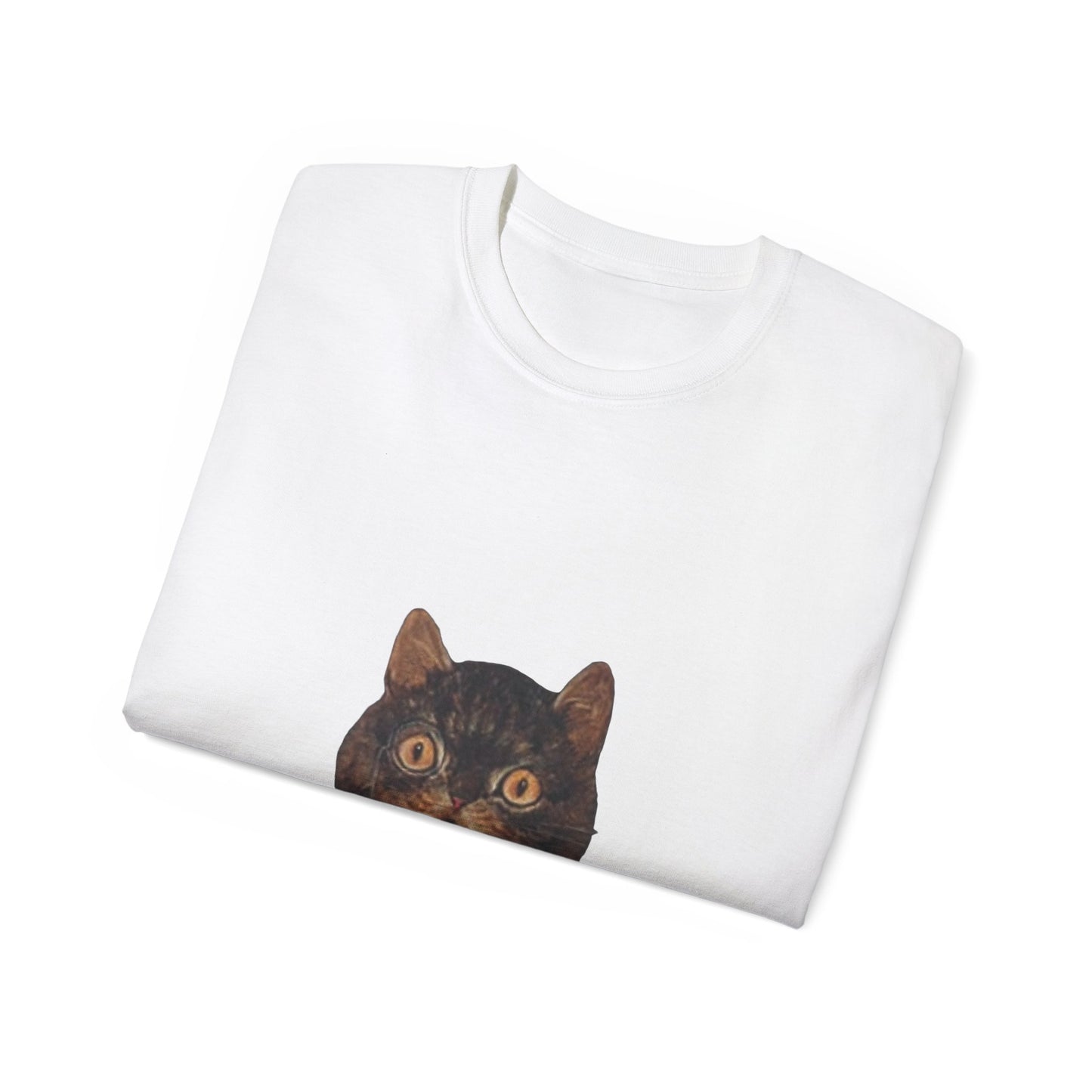 Cat Painting Cutout Unisex Ultra Cotton Shirt