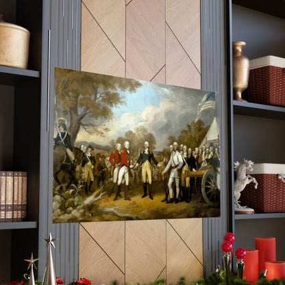 Surrender at Saratoga Matte Painting Poster