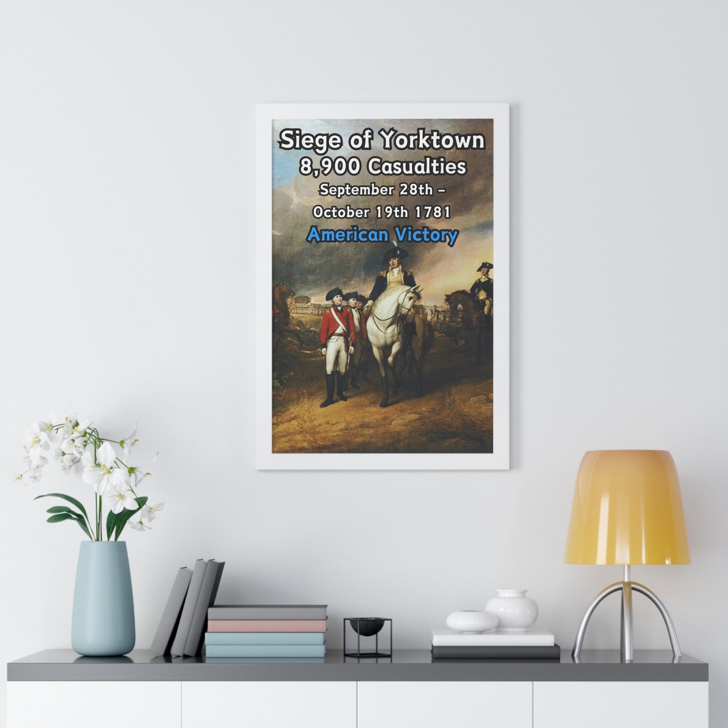 Siege of Yorktown Framed Poster