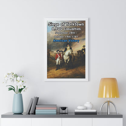 Siege of Yorktown Framed Poster