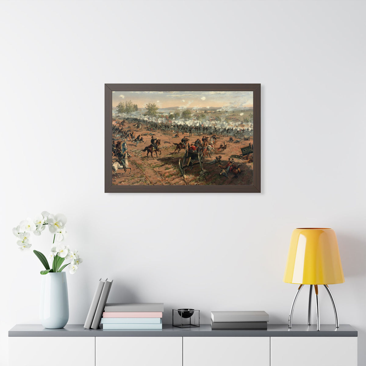 Battle of Gettysburg Framed Print | Thure de Thulstrup, 1887