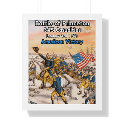 Battle of Princeton Framed Poster