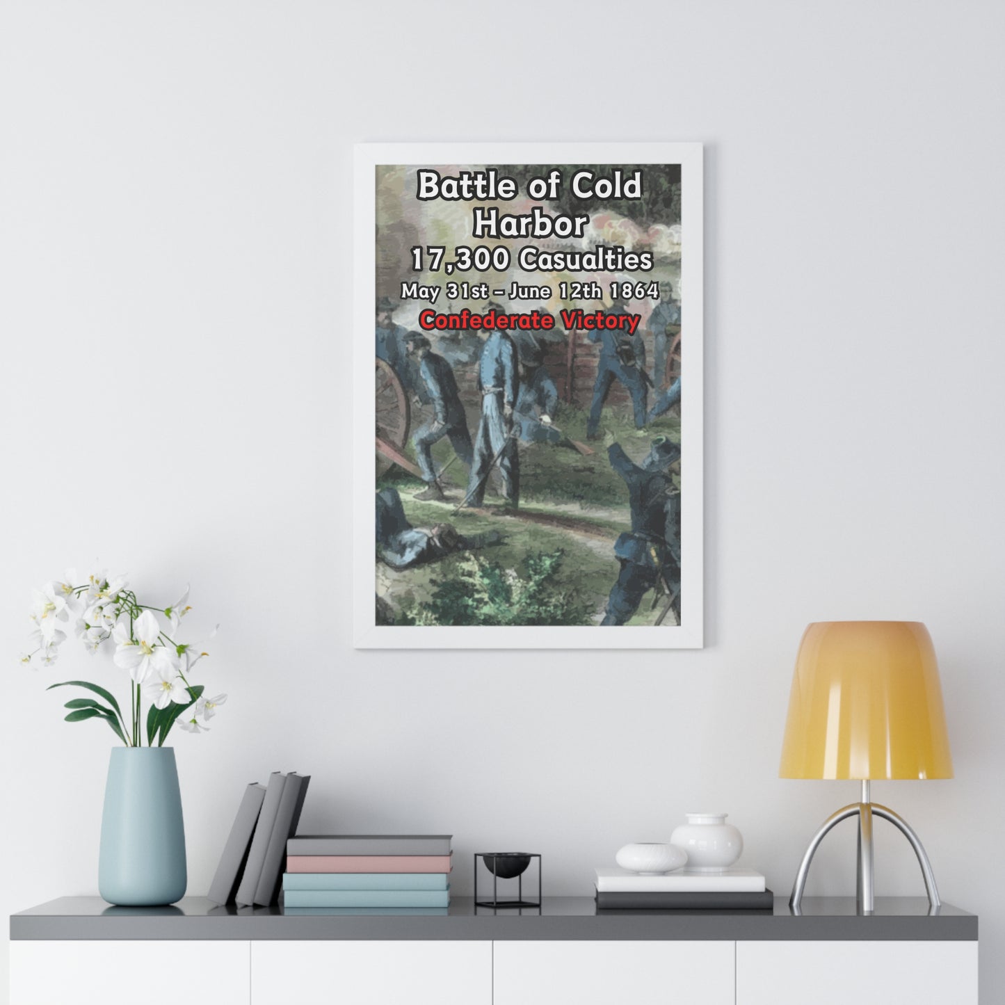 Battle of Cold Harbor Framed Poster