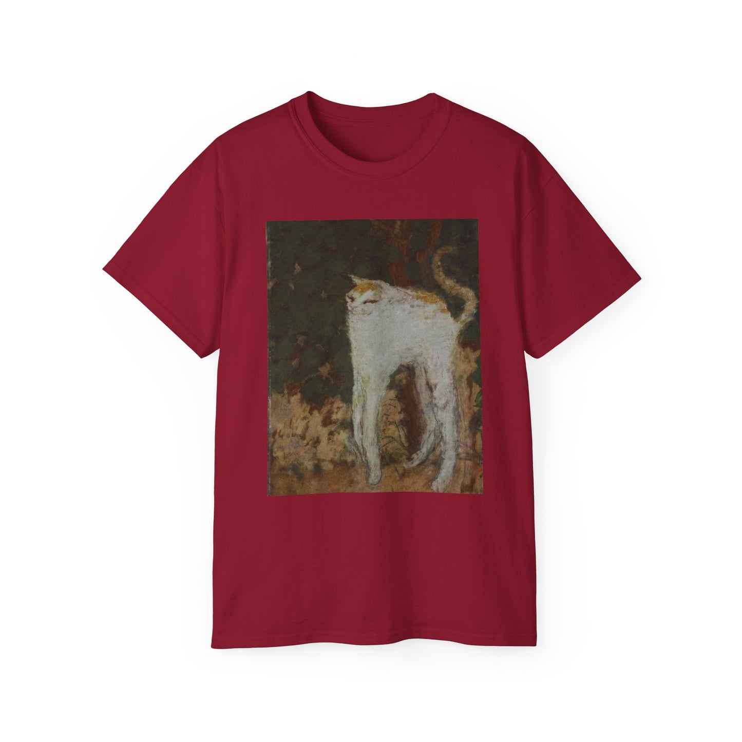 The White Cat Painting Unisex Ultra Cotton Shirt