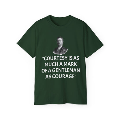 Theodore Roosevelt Quote Unisex Ultra Cotton Shirt