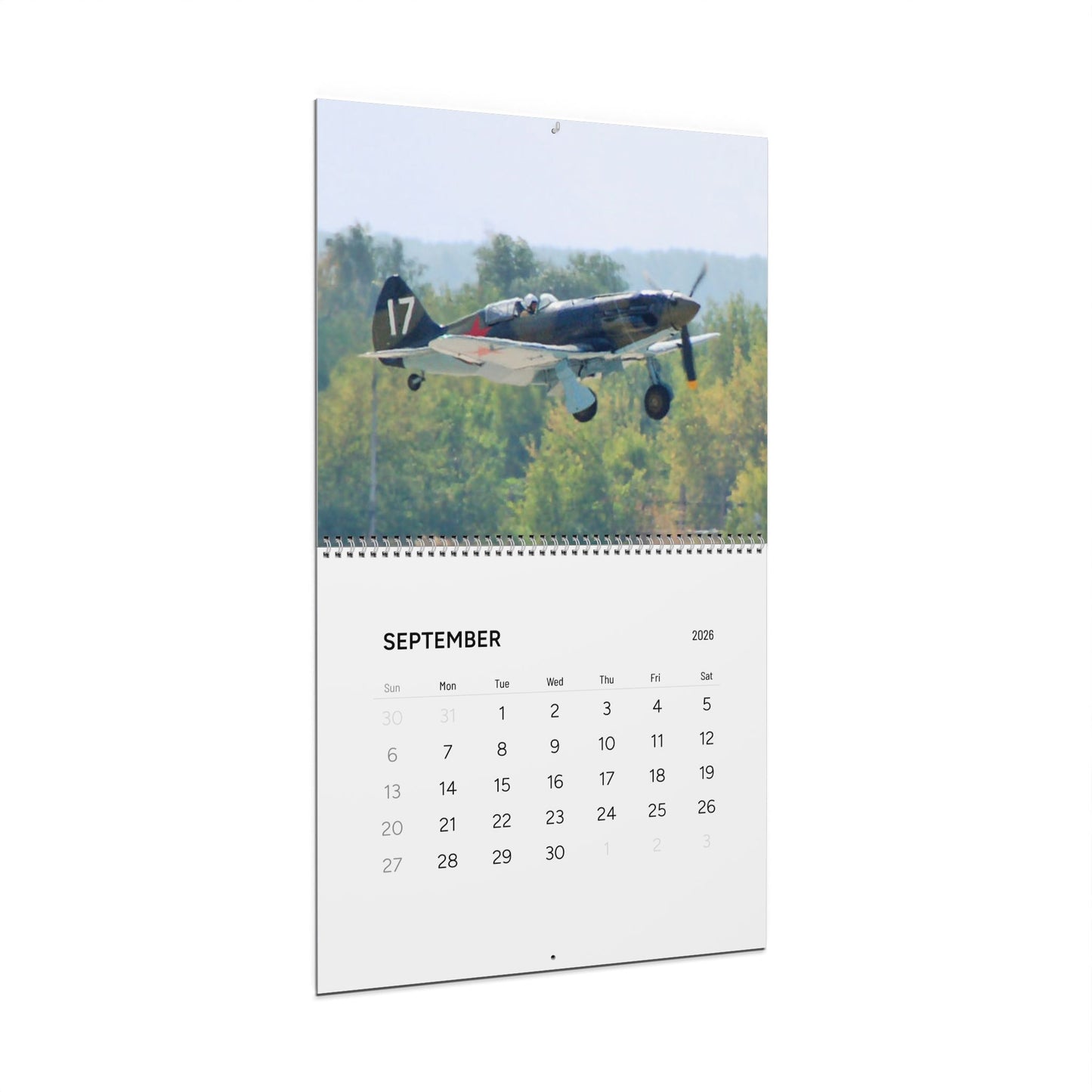 Vintage World War 2 Aircraft 2026 Calendar