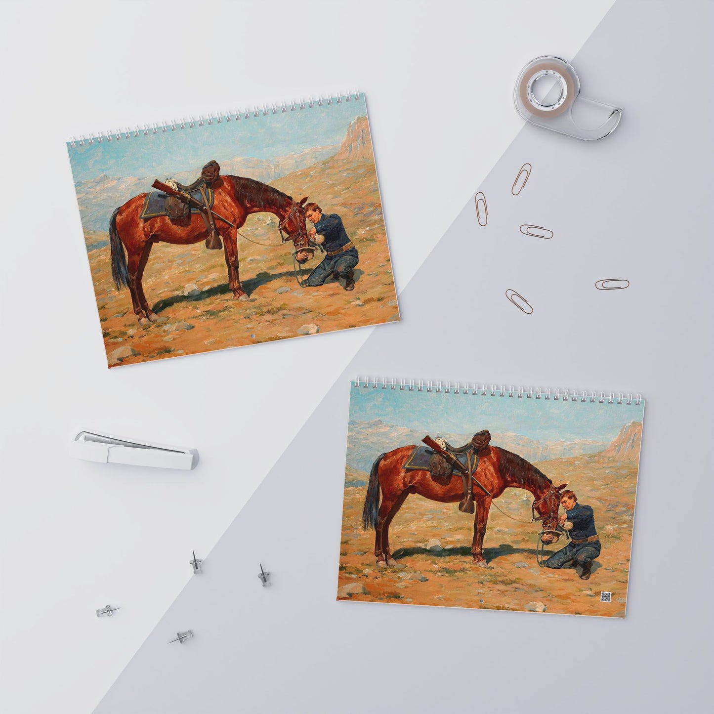 American Western Painting 2025 Calendar