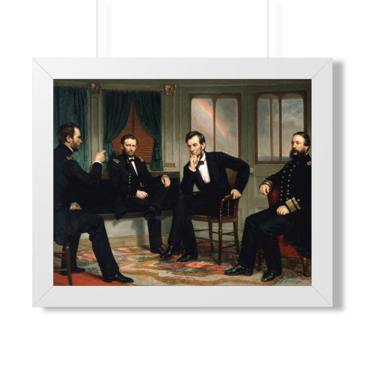 The Peacemakers Framed Print | George P. A. Healy, 1868