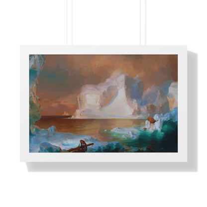 The Icebergs Framed Painting Poster