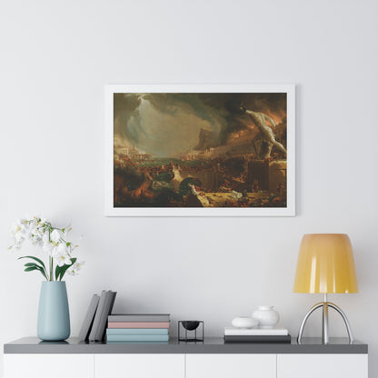 Destruction from The Course of Empire Framed Painting Poster