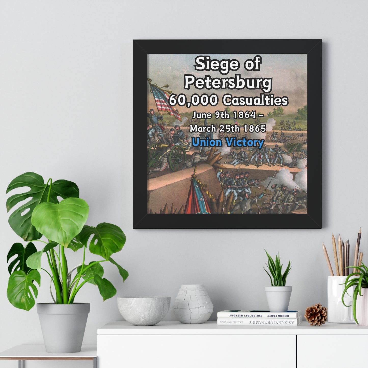 Siege of Petersburg Framed Poster