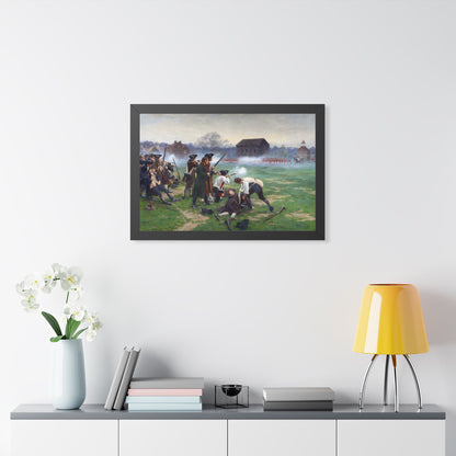 The Battle of Lexington Framed Print | William Barnes Wollen, 1910