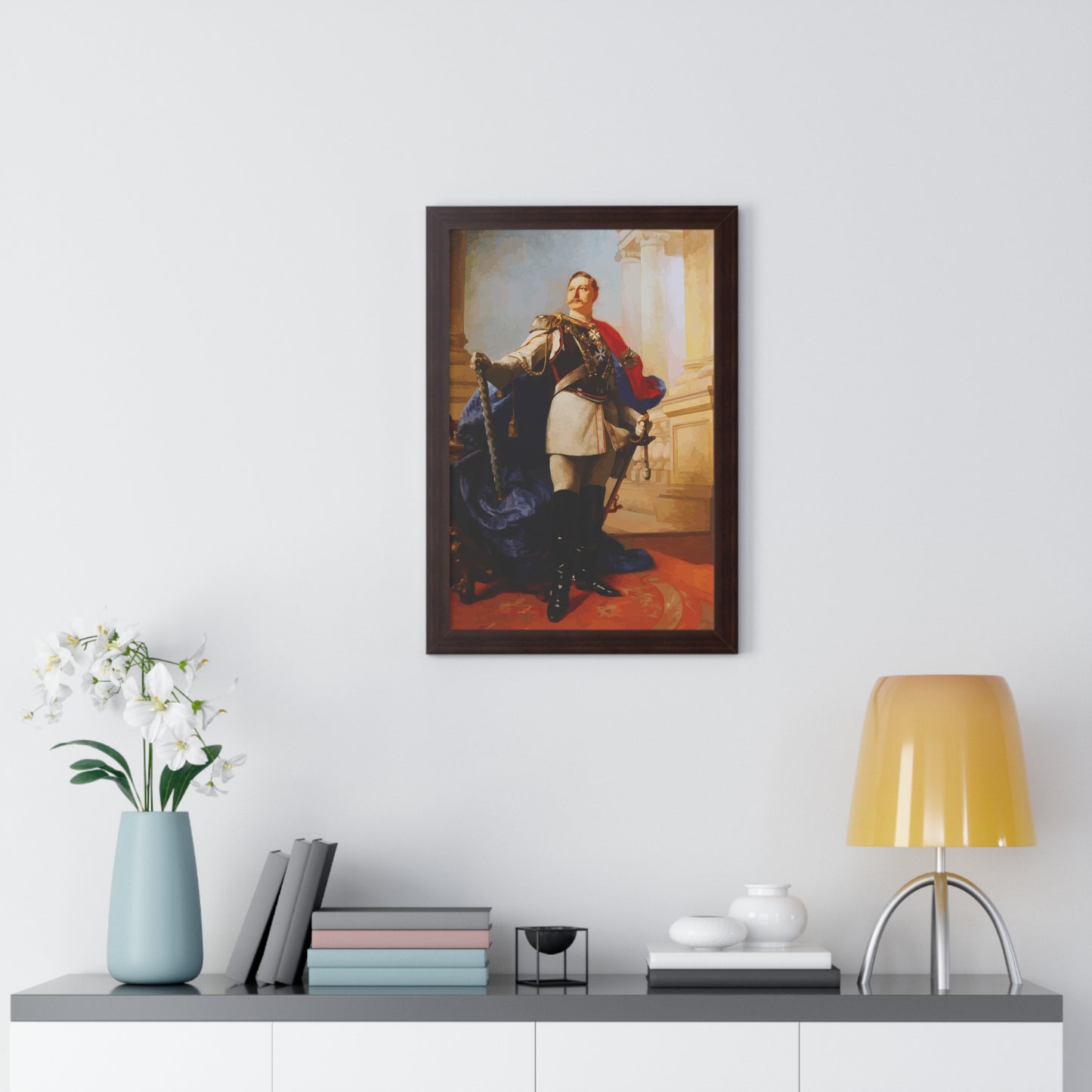 Kaiser Wilhelm II Framed Painting Poster