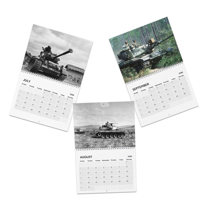 Tanks Throughout History 2026 (Grid Style) Calendar