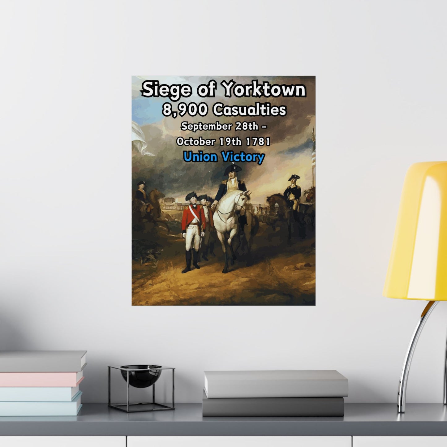 Siege of Yorktown Vertical Matte Poster