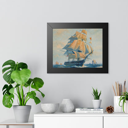 USS Constitution "Old Ironsides" Framed Print | Gordon Grant