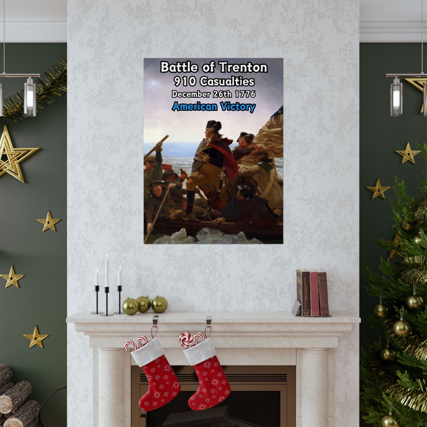 Battle of Trenton Vertical Matte Poster