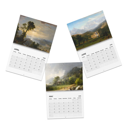 2026 American Landscape (Grid Style) Calendar