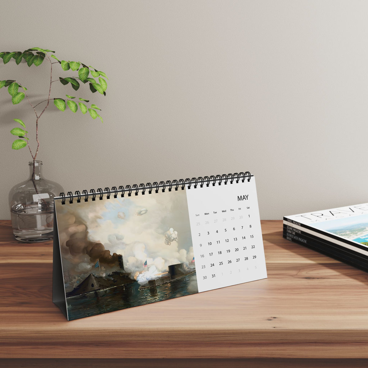 400 Years of American Ships 2027 Desktop Calendar
