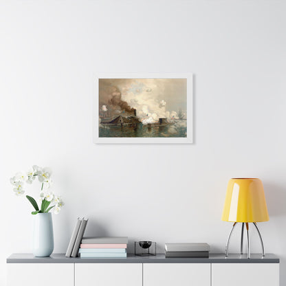 Monitor and Merrimac Framed Print | Julian O. Davidson, 1886