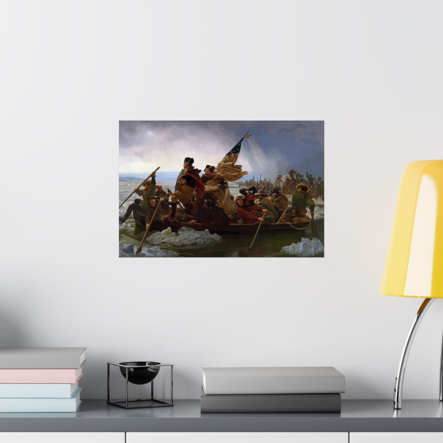 George Washington Crossing the Delaware Matte Poster