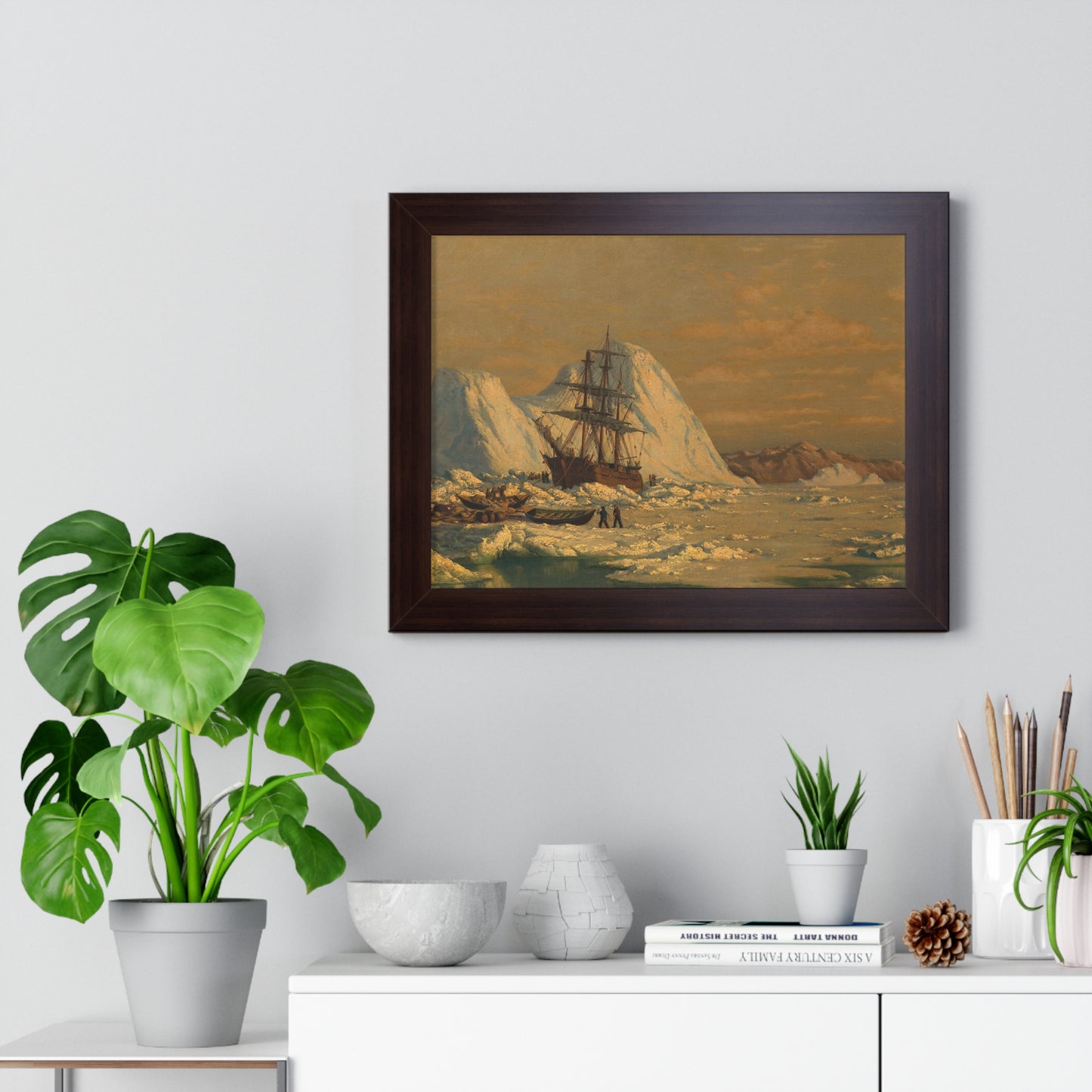 An Incident of Whaling Framed Painting Poster