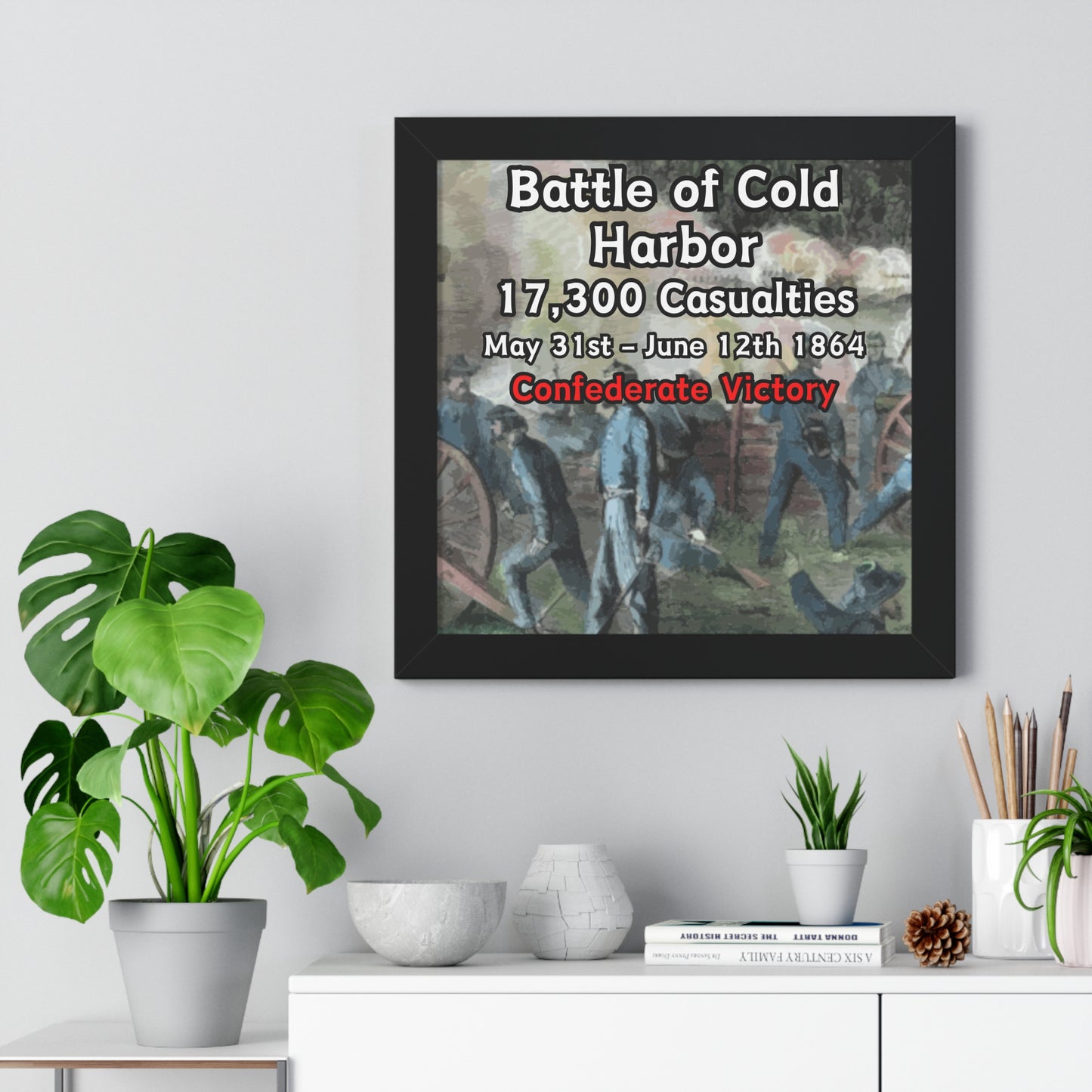 Battle of Cold Harbor Framed Poster